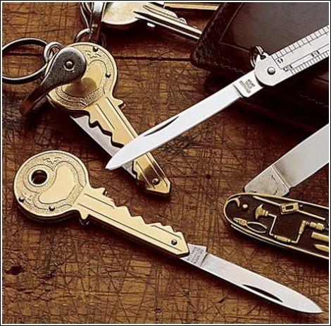 Брелок - ключ с ножом